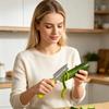Multifunctional Vegetable Peeler with Comfort Handle Stainless Steel Curved Blade Built-in Bottle Opener Kitchen Tool for Apples Carrots Cucumbers