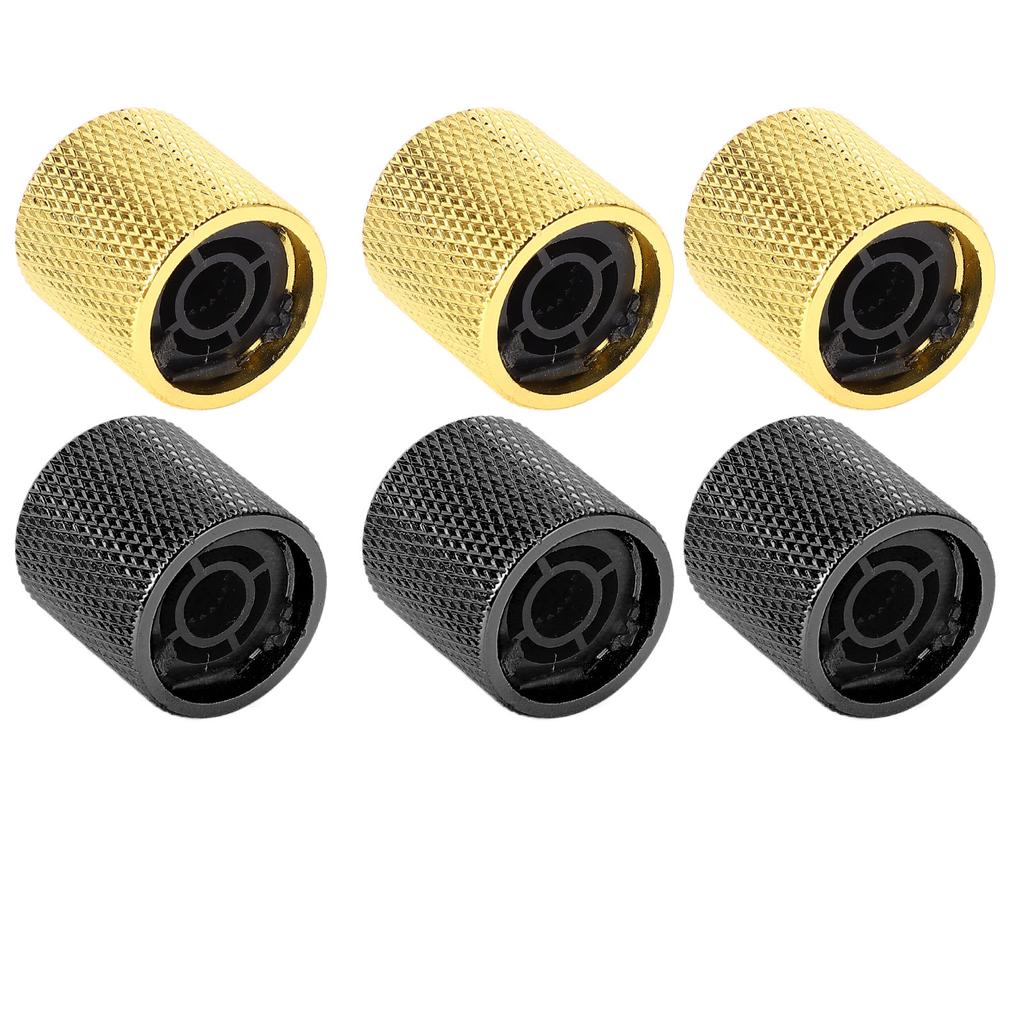 3 stk. gitarvolum-toneknapp metall elektronisk kontrollknapp for LP-gitarer AB-potensiometre