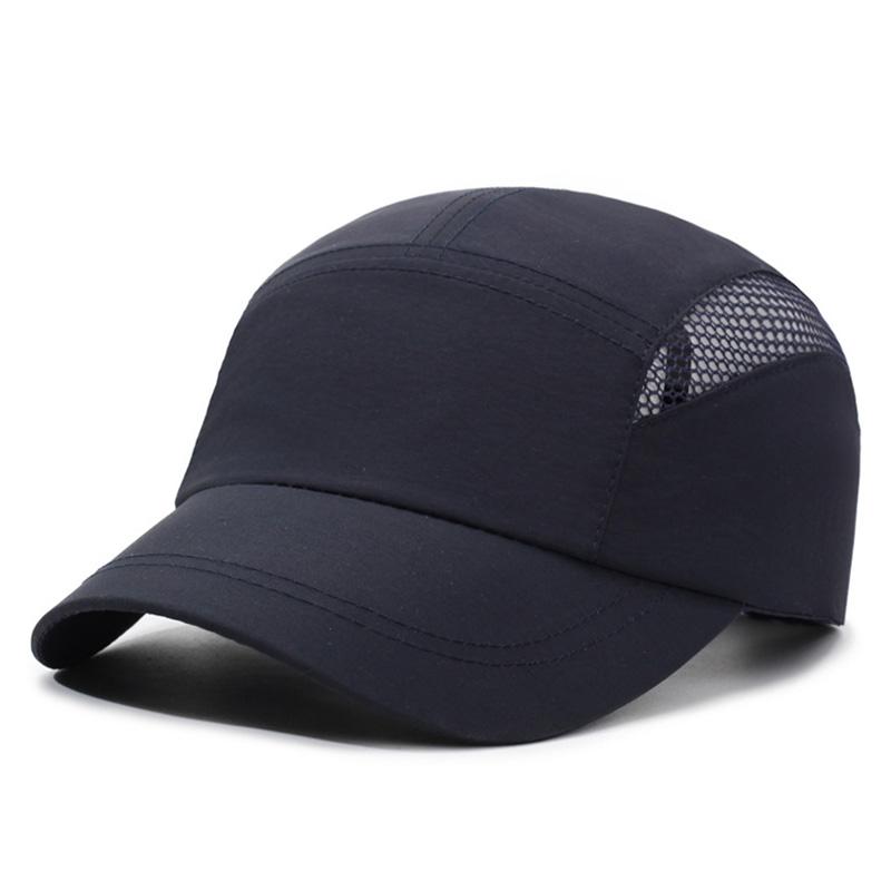 Summer short-brim breathable quick-dry baseball outdoor sports sunshade hat, sun protection casual sports cap