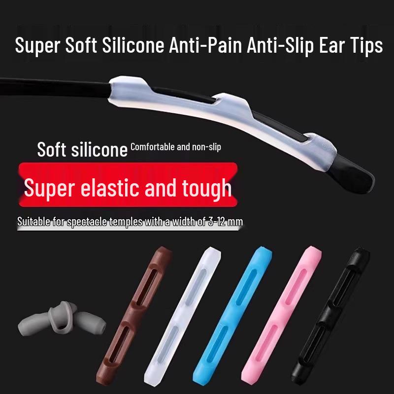 Kinder Anti-Rutsch Silikon Brillenhalter mit Ohrbügeln