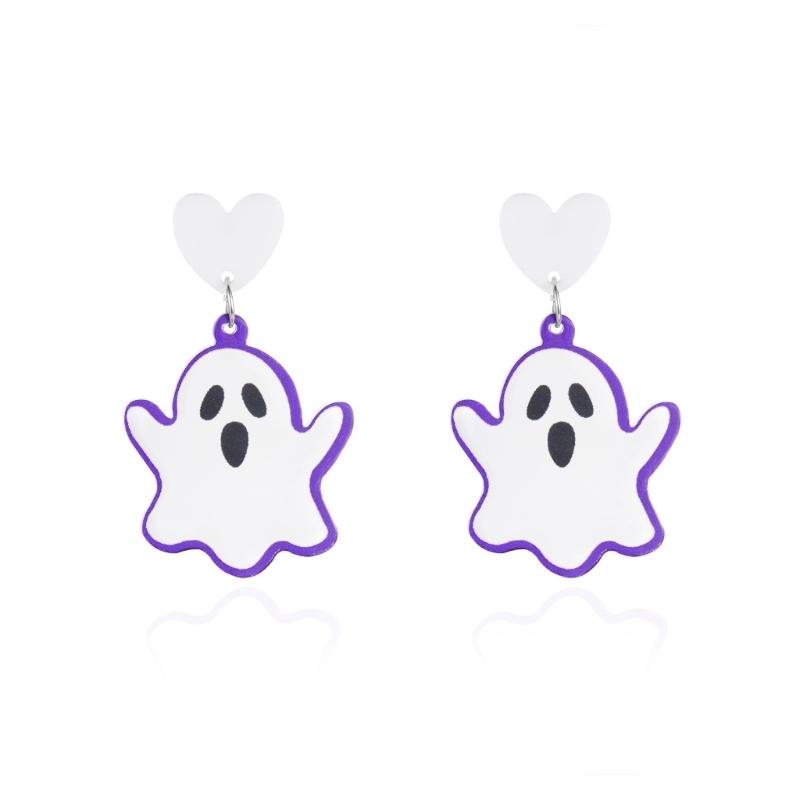 Stylish Acrylic Dangle Earrings For Costume Event Halloween Theme Accessories for Women Holiday Jewelry