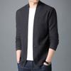 Spring and Autumn Men's Cardigan Youth Casual Men's Men's Knitwear Solid Color Cardigan Jacket Casual All-match