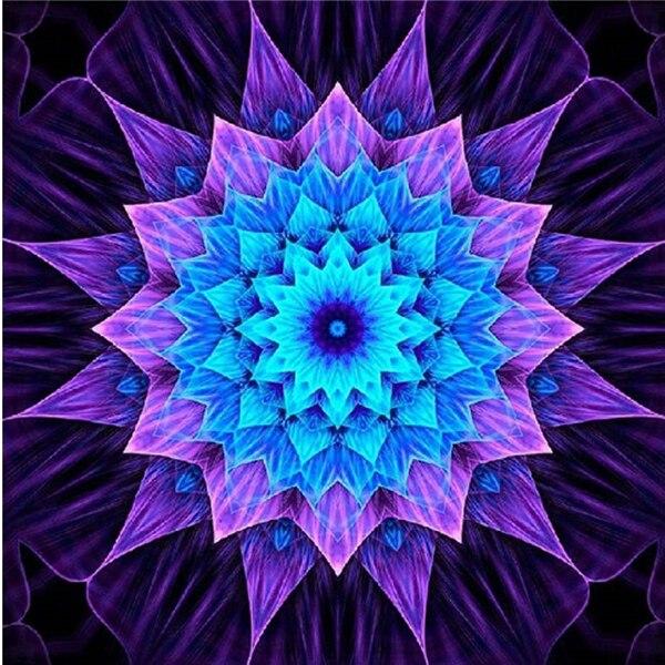 5d Diamond Painting Mandala DIY Diamond Embroidery Cross Stitch Flower Mosaic Religious Wall Art Decor For Home