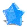 3D puzzle krystal efekt žlutá hvězda