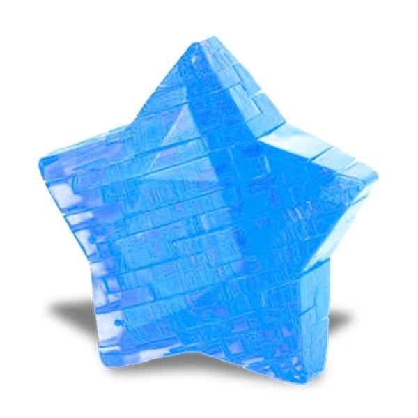 3D puzzle krystal efekt žlutá hvězda
