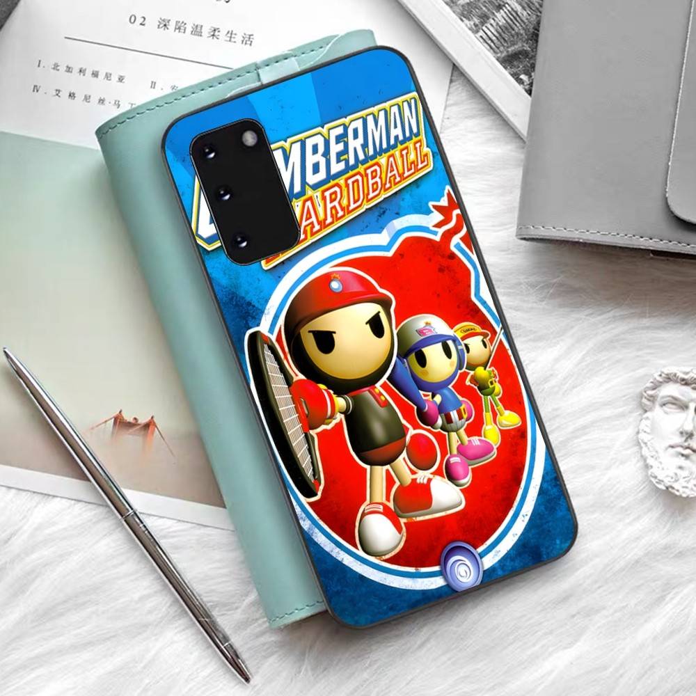 Super Bomberman Cartoon Phone Case For Samsung S 24 Fe 25 Ultra Plus 20 Lite 21 30 22 23 24 22 Ultra 5G Fundas