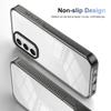 For Samsung Galaxy S24 FE Clear Phone Case TPU+PC Anti-Slip Drop-Proof Back Cover