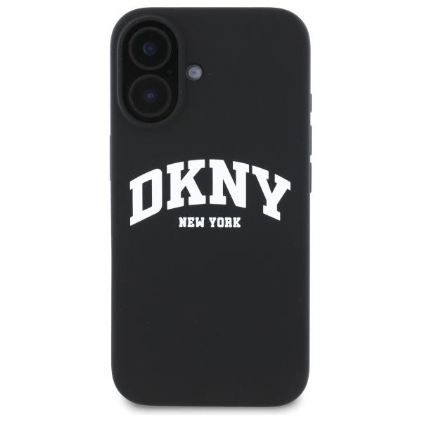 Dkny Dkhmp16Ssnyach Iphone 16 6.1       Black Hardcase Silicone White Printed Logo Magsafe