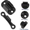 2pcs RV Door Holder Black T-Shaped Nylon Retainer Kit Camper Door Latch Stop Catch for RV Motorhome Trailer Easy Installation Accessories
