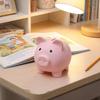 Cartoon Pig Silicone Piggy Bank Shock-Resistant Savings Jar with Easy Access Children's Financial Literacy Toy