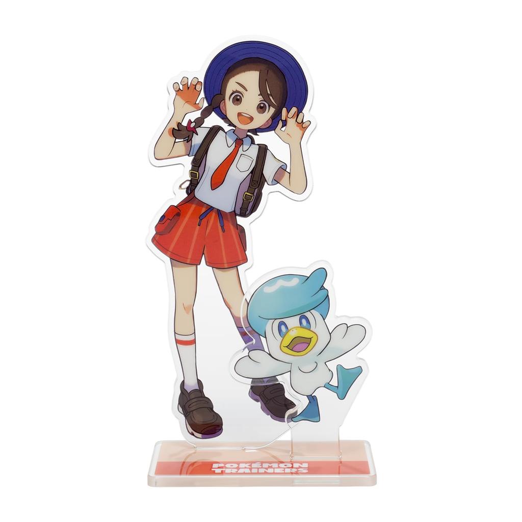 Pokémon Center Original Acrylic Stand: POKÉMON TRAINERS Aoi & Quascus