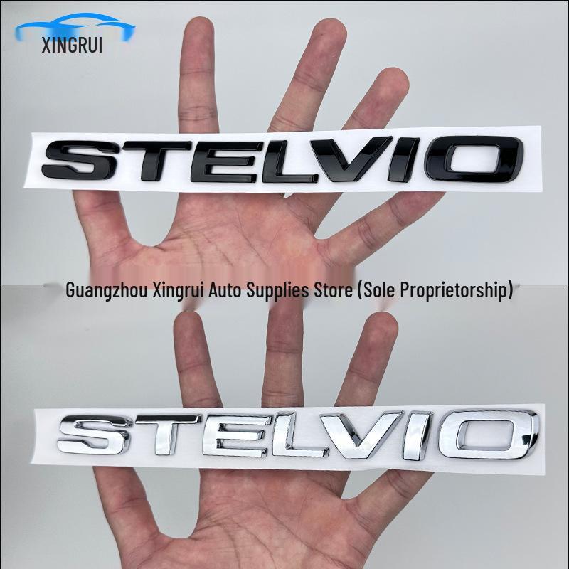Alfa Romeo STELVIO Trunk Emblem Modification Personalized ABS Logo Sticker