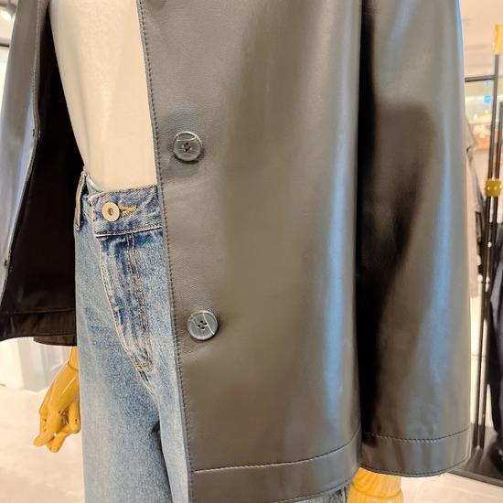 ab.f.z Genuine Leather Single Jacket (ABXA5FFJ1G)