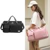 Unisex Travel Gym Duffle Bag, Independent Shoe Compartment Wet Dry Separation Sports Luggage, Weekend Overnight Handbag