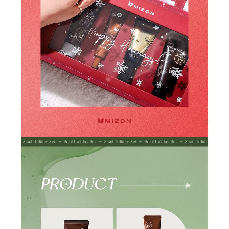MIZON - Snail Holiday Set
