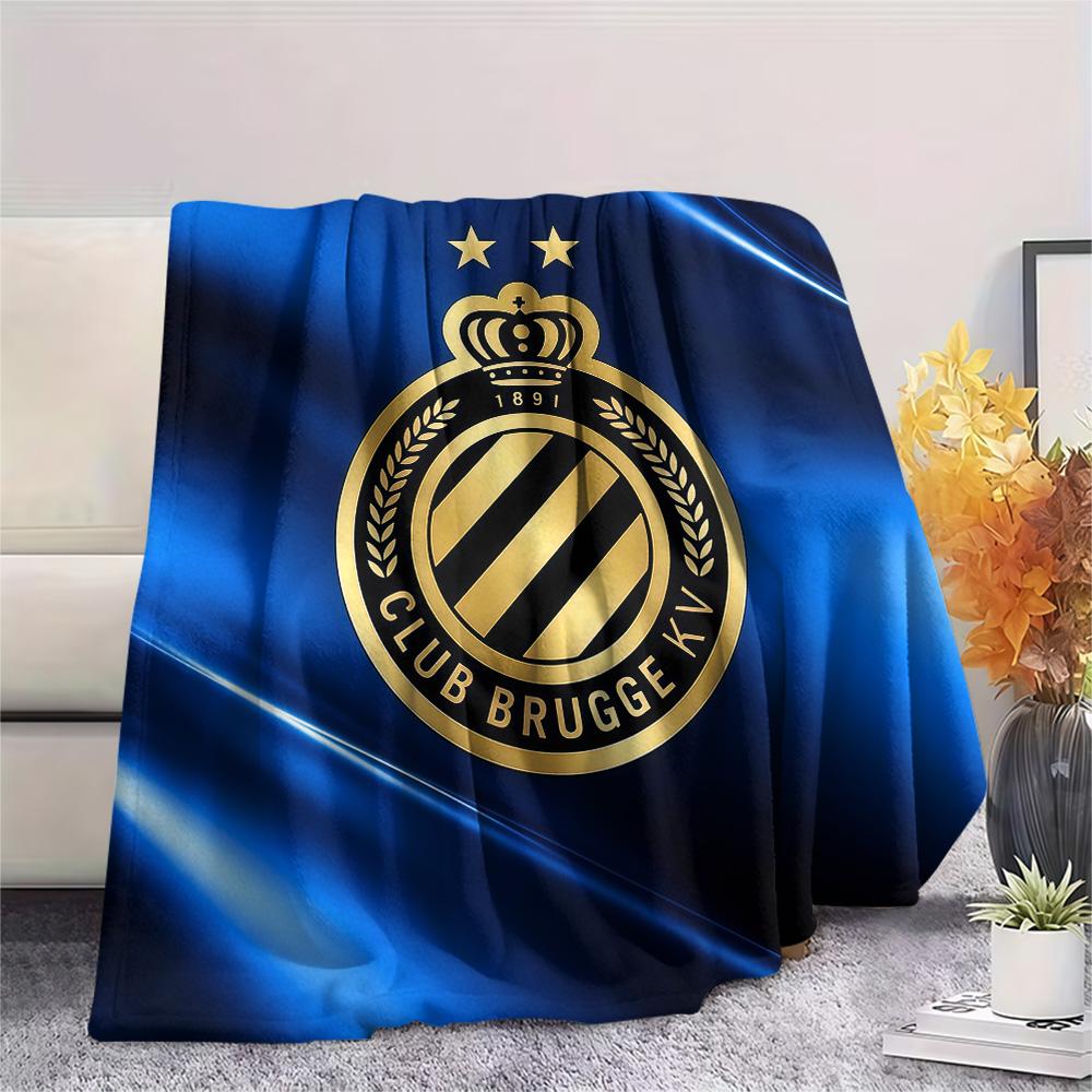Club Brugge KV Flannel Blanket, High Quality Comfortable for All Seasons, Home Decor, Warmth and Comfort