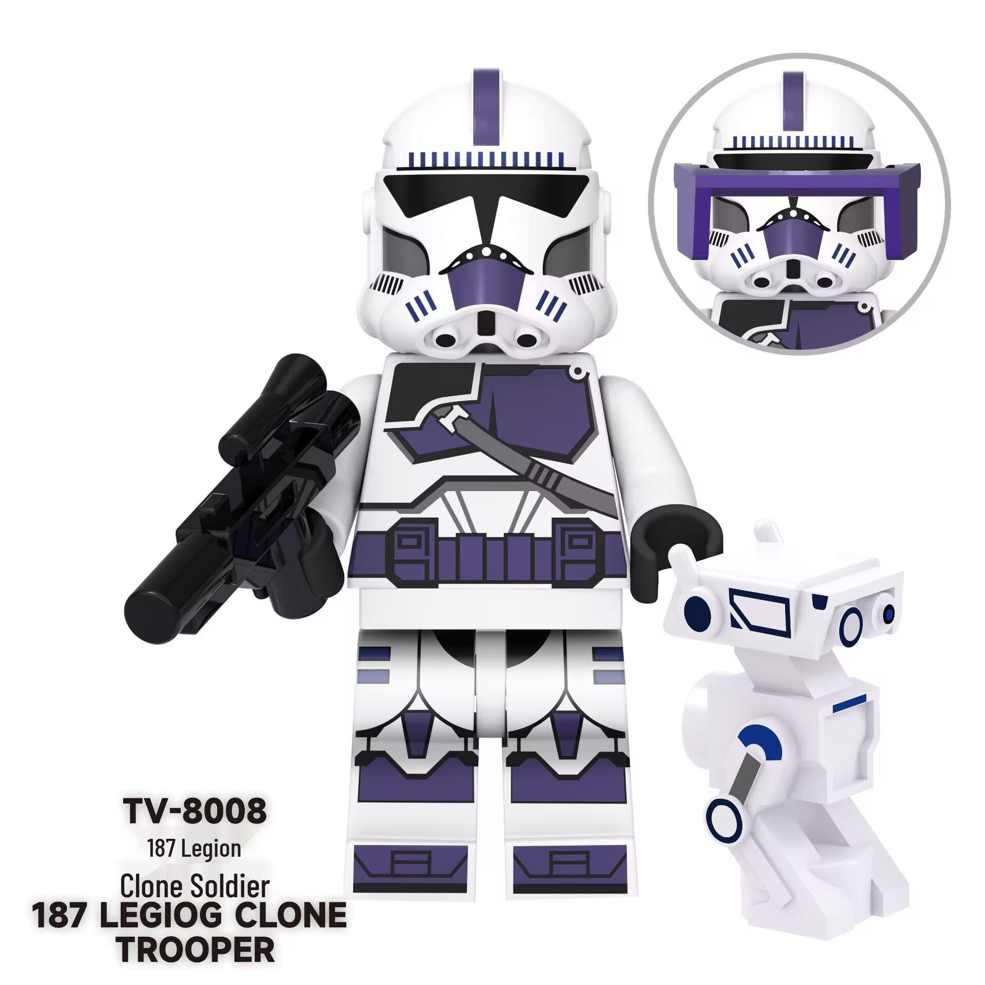 Building Blocks Toy: Sci-Fi Series - Obi-Wan, Darth Vader, Ahsoka & C-3PO Minifigures (TV6101)