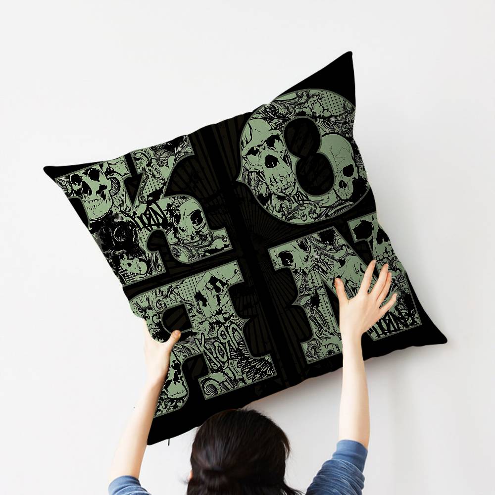 K-Korn Rock Band Personalized Pillow Dust Cover Bedroom Kids Party Decoration Pillowcase Birthday Children Gift