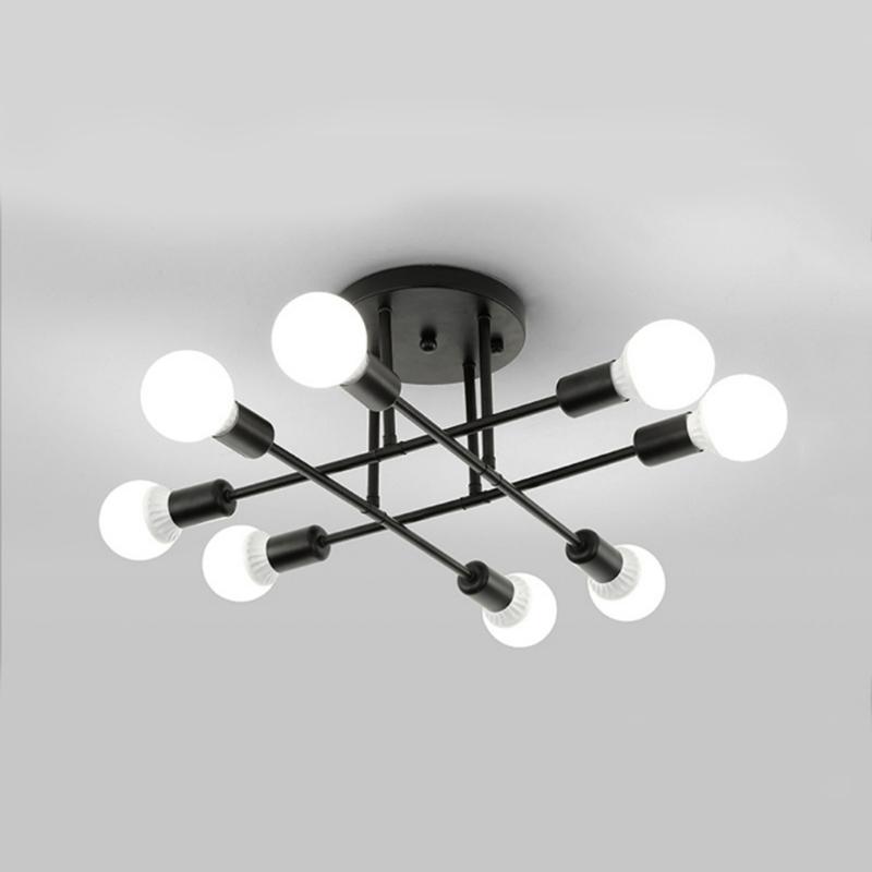 Nordic Minimalist Pendant Light Ceiling Lamp LED Chandelier Suitable for Bedrooms Living Rooms Black Gold Lighting Decoration