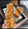 Big Brand Double-sided Printed Long Headband Silk Scarf Hin Scarf Ribbon Tie Bag Decoration Suit Scarf Waist Belt Multi Function
