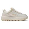 MLB Chunky Liner Slip Resistant Abrasion Resistant Low top Casual Shoes Unisex White Beige Sneakers 3ASXCLW4N-50CRS
