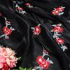 Tessuto di Garza Ricamato Camelia Cinese 100x150cm Designer per Cucire Abito Hanfu Antico Gonne a Faccia di Cavallo Costume da Palcoscenico