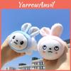 Adorable Bunny Plush Keychain With Short Plush And Pp Cotton Filling Soft And Cute