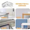 4-12PC L-shaped Table Protectors Corner Baby Safety Soft Rubber Anti-collision Strip Transparent Anti Collision Soft Guard