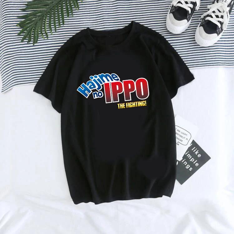 Hajime No Ippo Manga Y2k TShirt Japanese Anime Hip Hop Tee Top Men Women Makunouchi Takamura T-Shirt KGB Harajuku Tshirt Clothes