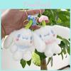 Cute Stylish And Cinnamon Dog Plush Keychain Soft Cuddly Hanging Toy Bags For