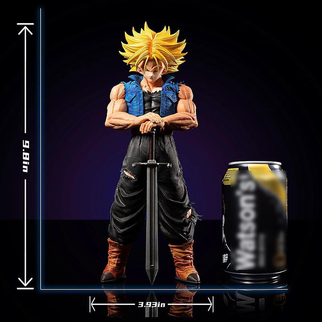 25cm/9.8in Anime Dragon Ball Z Figure Trunks Action Figures DBZ Figurine Statue Collection Model Toys Gifts