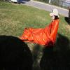 Emergency Sleeping Bag Waterproof Portable Blanket Survival Sleeping Bag Thermal Bivy Sack for Camping Hiking Outdoor Adventure