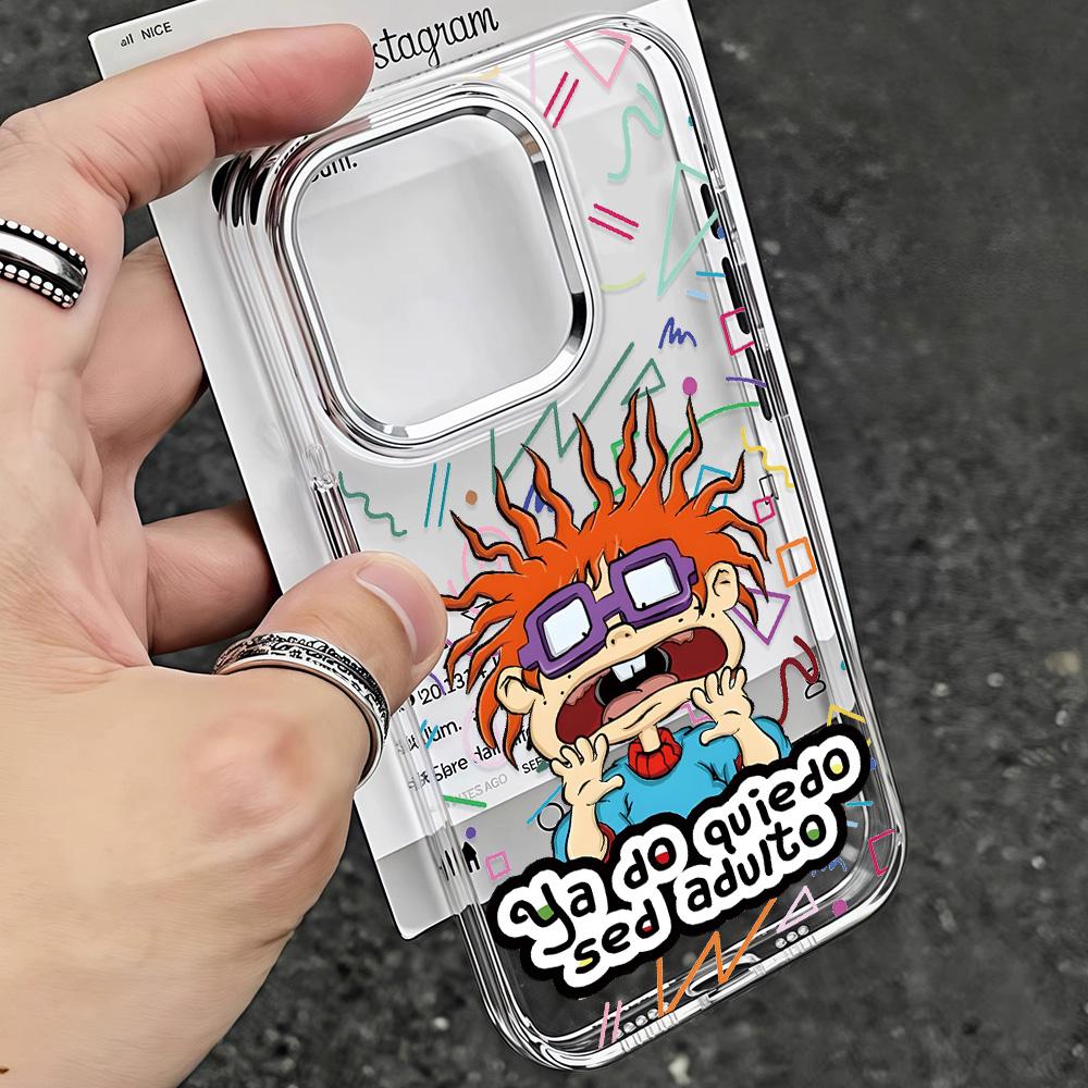 Cartoon R-Rugrats Süße Handyhülle für Google Pixel 10 9 8 7 8A 9A XL Pro 4G 5G Transparente Weiche Silikon TPU Rückseite