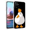 Cartoon Doubt Duck Phone Case For Xiaomi Redmi Note 12 4G 11 10 Pro 5G 10C 10S 9S 9 9T 8T 9C 9A 8 8A 7 K50 K40 Gaming Cover