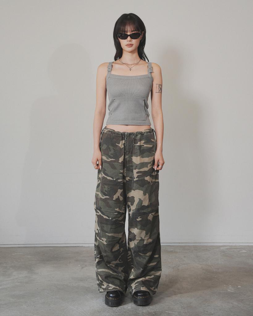 Yeolin Back Pocket Pants (Camo)