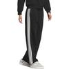 adidas AW24 Sports Lifestyle Series Striped Comfortable Skin-Friendly Knitted Sports Pants Women Pants Black JZ1642