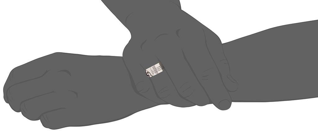 Monroe Message Schädel 925 Sterling Japanische Größe 19 Dr. Ring, Silber, FC-114SE-SV-19,