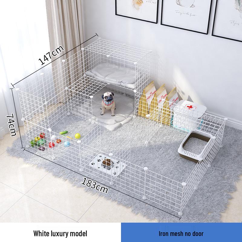 Pet Fence: Indoor Medium & Small Dog Gate, Barrier, & Stopper