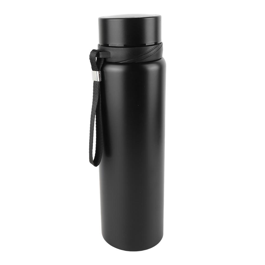Insulated Drinking Bottle Real Time Temperature Measurement Leakproof Tea Water Separation Large Capacity for Home