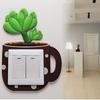 Cartoon Fluorescent Switch Sticker Cover Room Decor Moon Stars Sticker Switch Sticker Luminous Switch Outlet Affiche Decoration