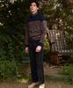 BELLIEF Essential Cotton Two Tuck Chino Pants (Navy)