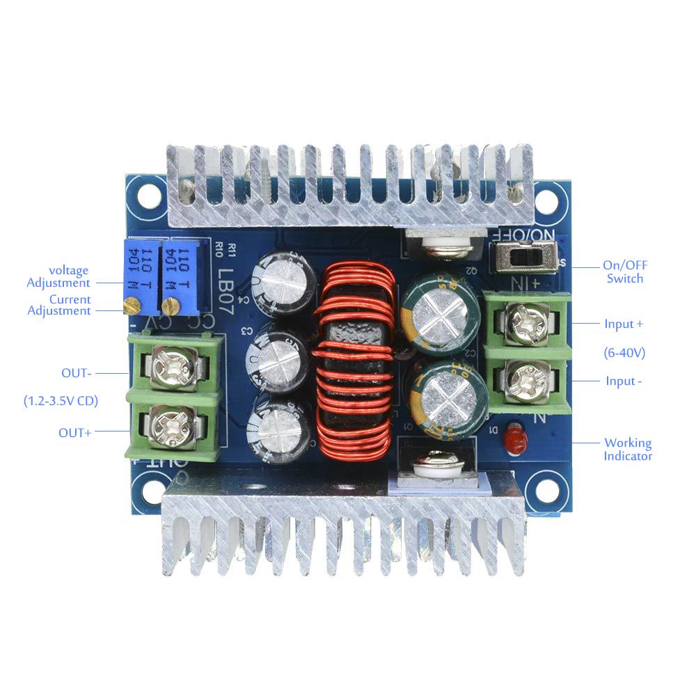 DC-DC Buck Converter 300W 20A Step Dowm Module Adjustable Voltage 6 40V To 1.2 36V Volt Reducer