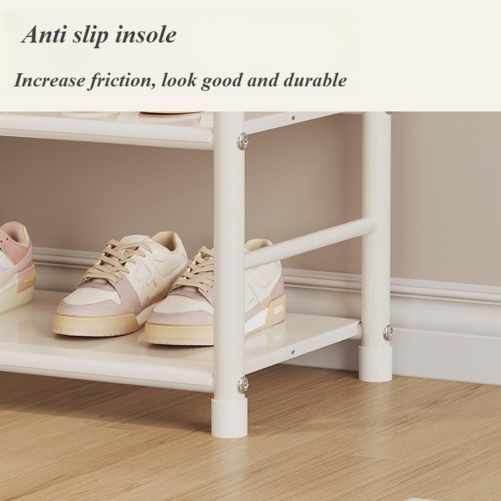 Simple Storage Shoe Rack Doorstep Household Dormitory Iron Multi-functional Shoe Cabinet Integrated Economical Popular New Racks