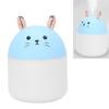 Cartoon Cat Modeling Humidifier Aromatherapy Diffuser with Colorful Light for Home Office Blue