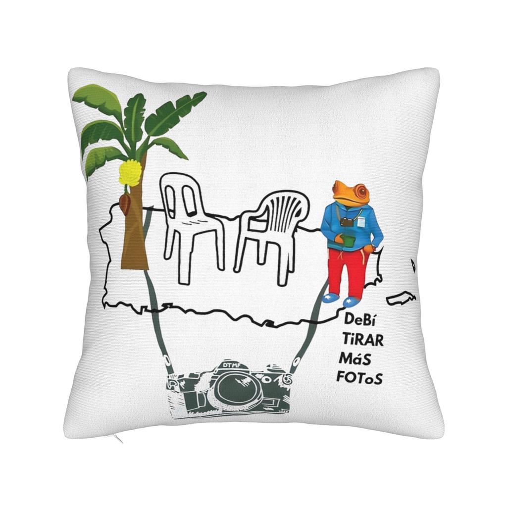 Singer Bad Bunny Pillowcase Doublesided Printing Polyester Cushion Cover Decorative Throw Pillow Case Cover Home