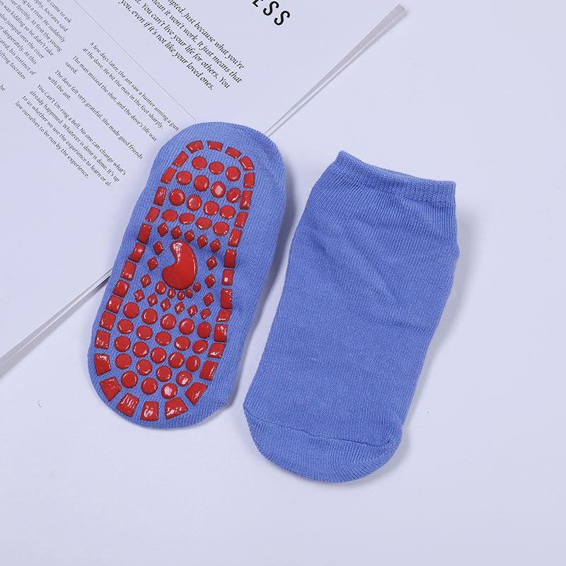 

Нескользящие носки для йоги для взрослых и детей - для использования в помещении на детской площадке и в раннем образовании Blue [Bulk Packaging]