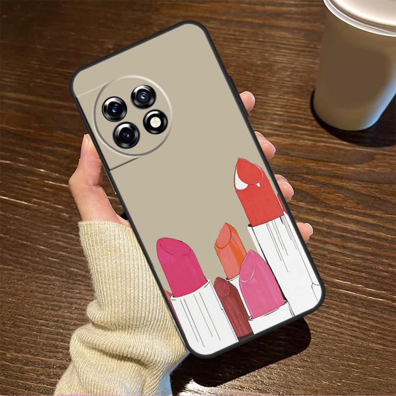 Lipstick Love Fashion For OnePlus Nord CE 5 2 3 4 Lite N20 N30 Case For OnePlus 15 R 13 12 11 8T 10T 13T 12R 13R