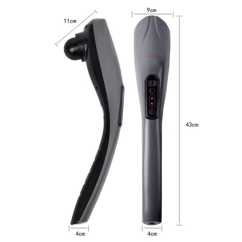 Rechargeable handheld deep massager, cordless electric body massage for muscle neck, deep tissue and back massage tool