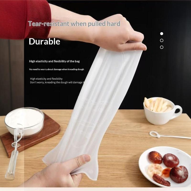 Food Grade Silicone Dough Kneading Bag Silicone Kneading Dough Bag Flour Mixer Bag Versatile Dough Mixer For Bread Pastry Pizza