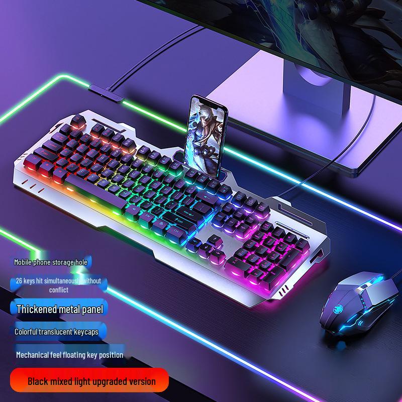 Pioneer GX330 Mechanical-Feel Gaming Keyboard & Mouse Set - Luminous for PC/Laptop